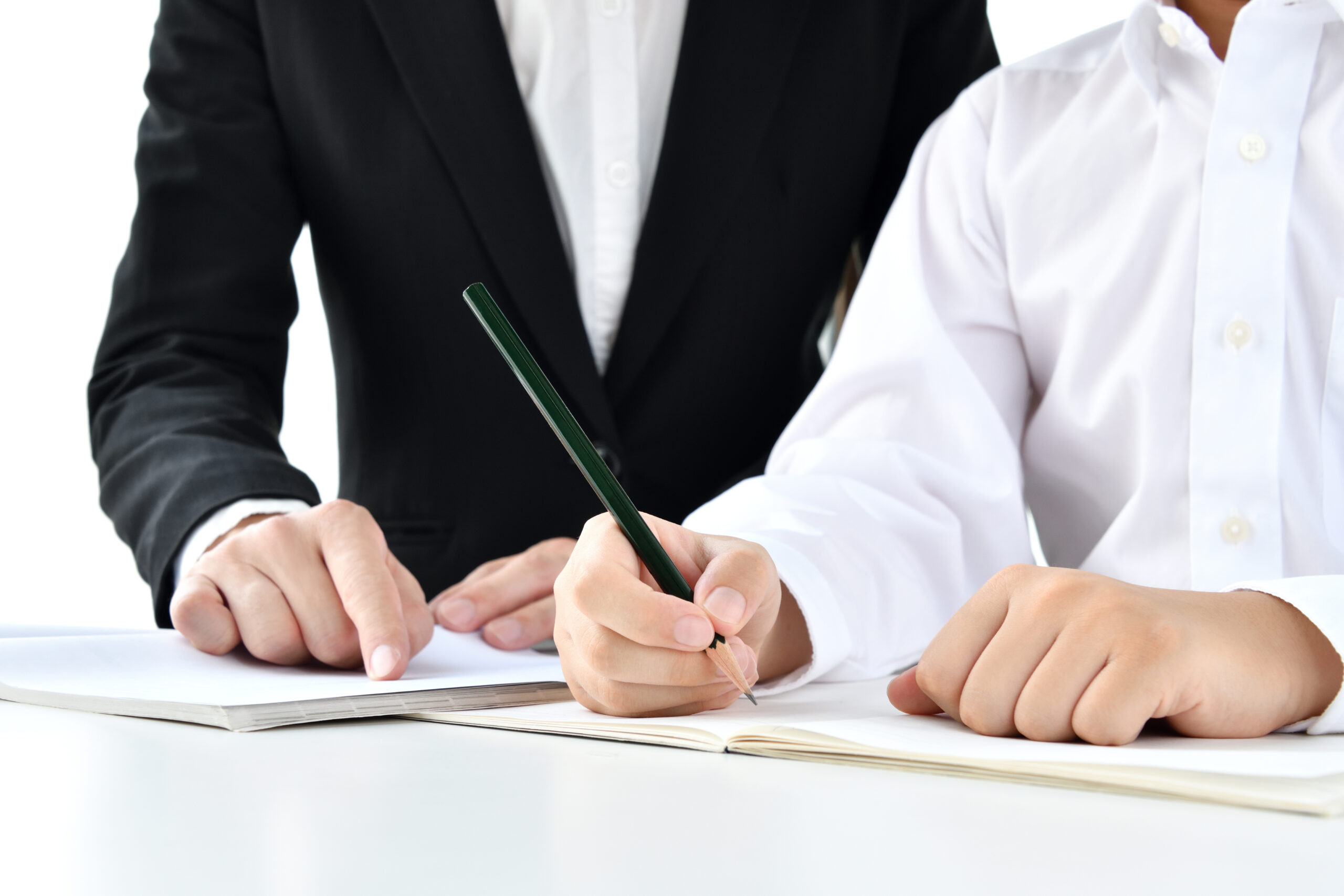 塾の先生に質問